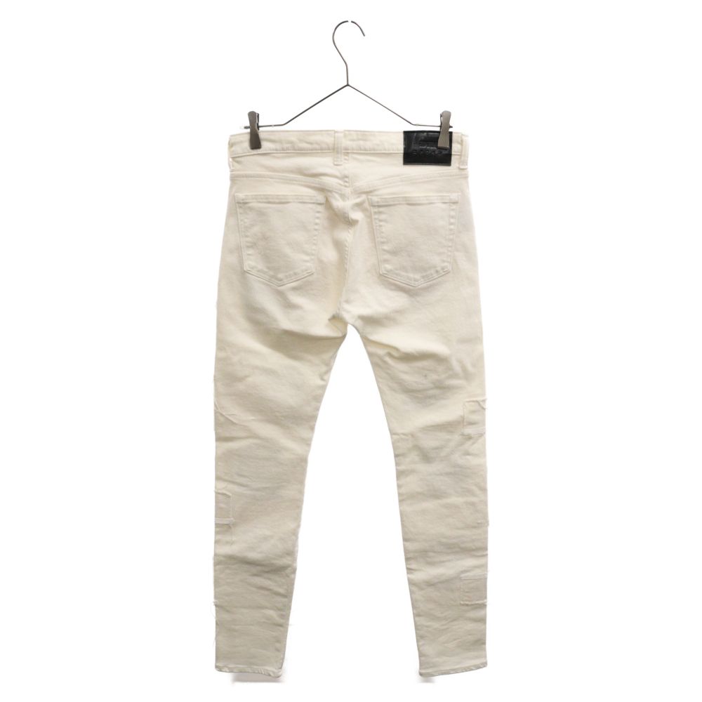 KIDILL (キディル) 21AW パッチワークストレッチスキニーデニムパンツ 