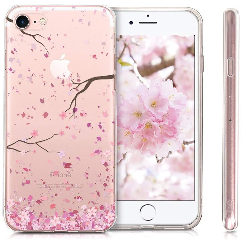 kwmobile Apple iPhone SE3 / iPhone SE2 / iPhone SE (2022) / iPhone SE (2020) / iPhone 8 / iPhone 7対応 ケース - TPU クリア シリコン スマホケース 落下防