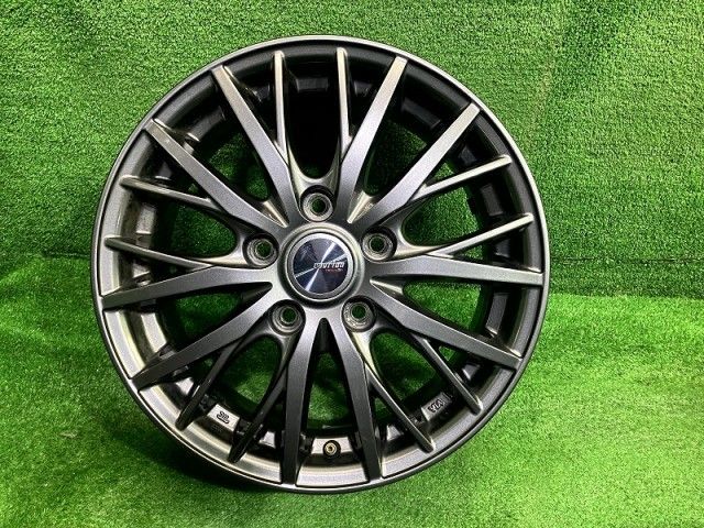 アルミホイール 15インチ 5穴 6J PCD114.3 スタッドレス用にも 4本セット