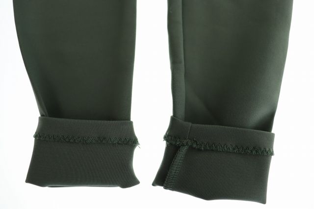 ハイク HYKE ロゴプリント レギンス 232-12361 1 カーキ ブランド古着