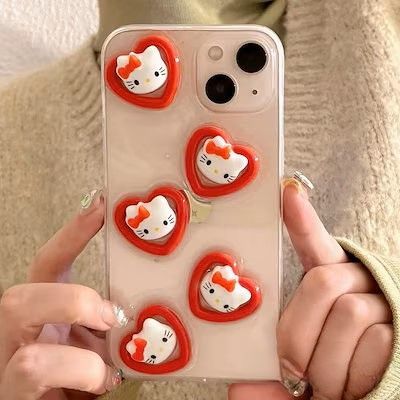 ☆在庫限り⭐︎かわいい キティ iphoneケース キティちゃん iphone14ケース iPhone13/12/ケース 韓国 - メルカリ