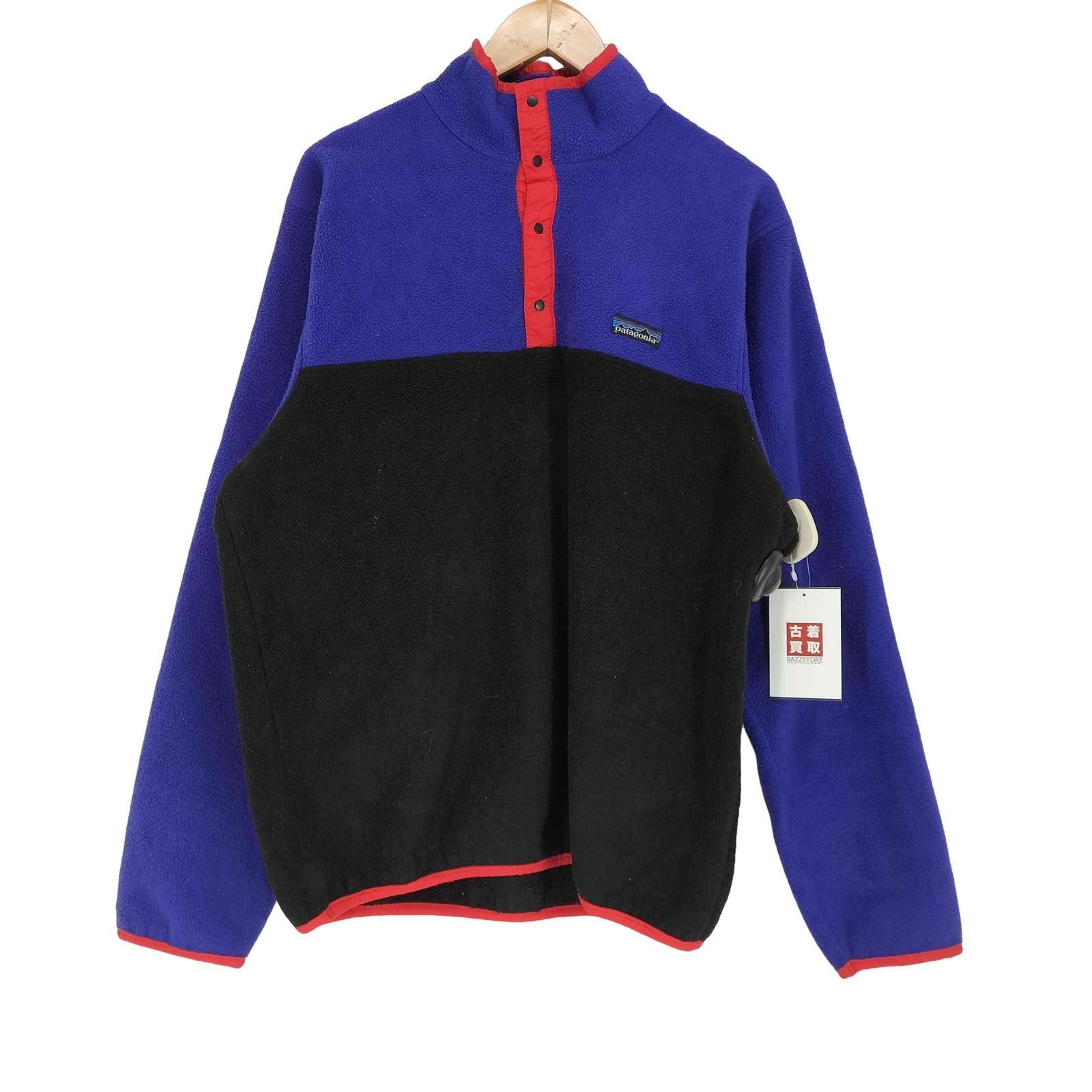 パタゴニア patagonia 80~90S MADE IN USA マルチカラーハーフボタンフリース メンズ  L