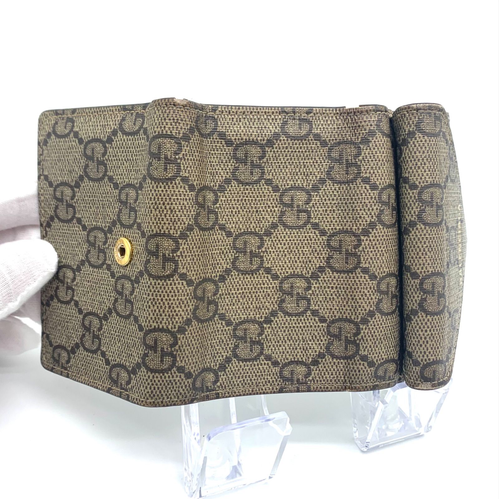 限定品】GUCCI × BALENCIAGA ザ ハッカー GGスプリーム 三つ折り