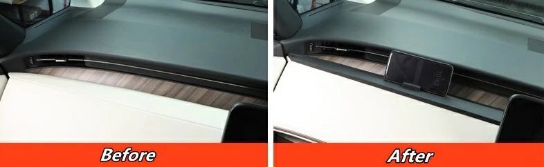 レクサス LM500h用 携帯電話ホルダー オシャレ ドレスアップ カスタム 内装 パーツ 小物入れ コンソール収納トレイ 1個 2色選択 FFCRYSTALESIA_COM