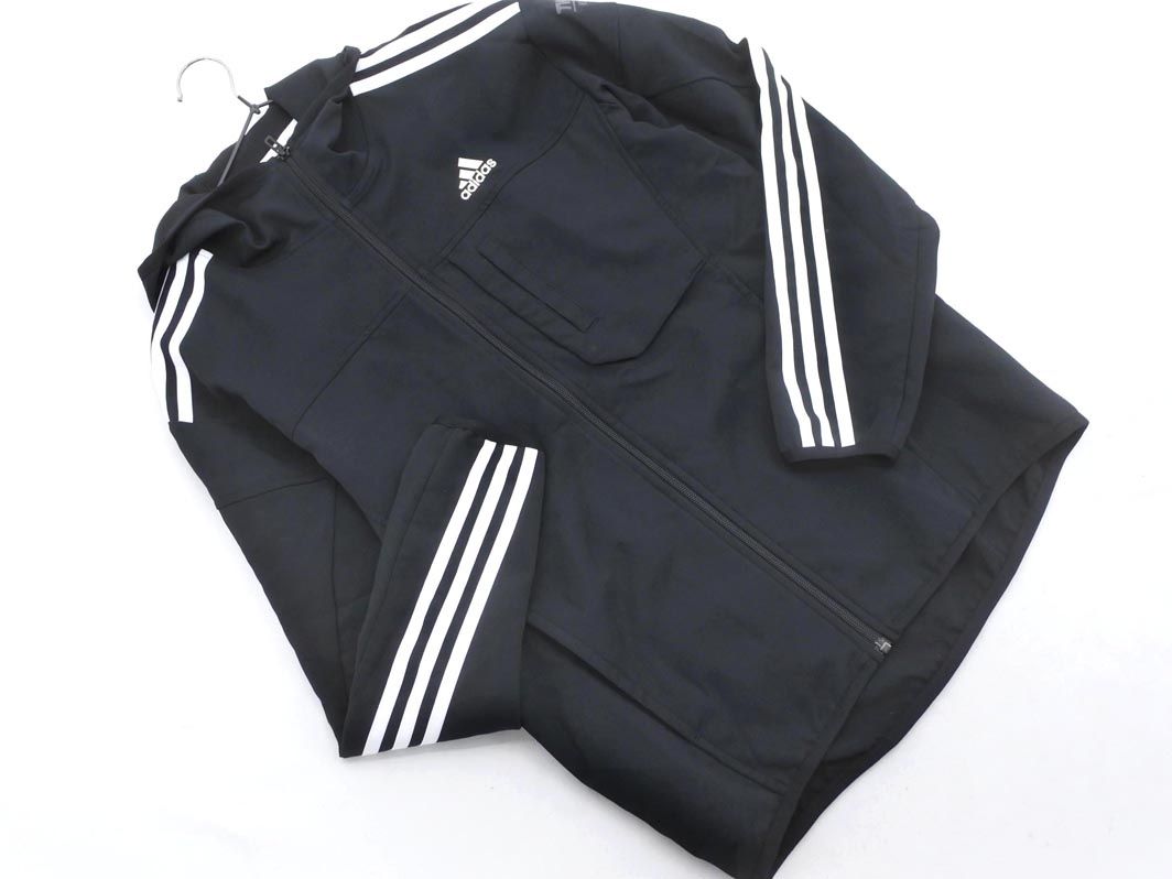 adidas アディダス twnty4svn ジップアップ パーカー sizeM/黒
