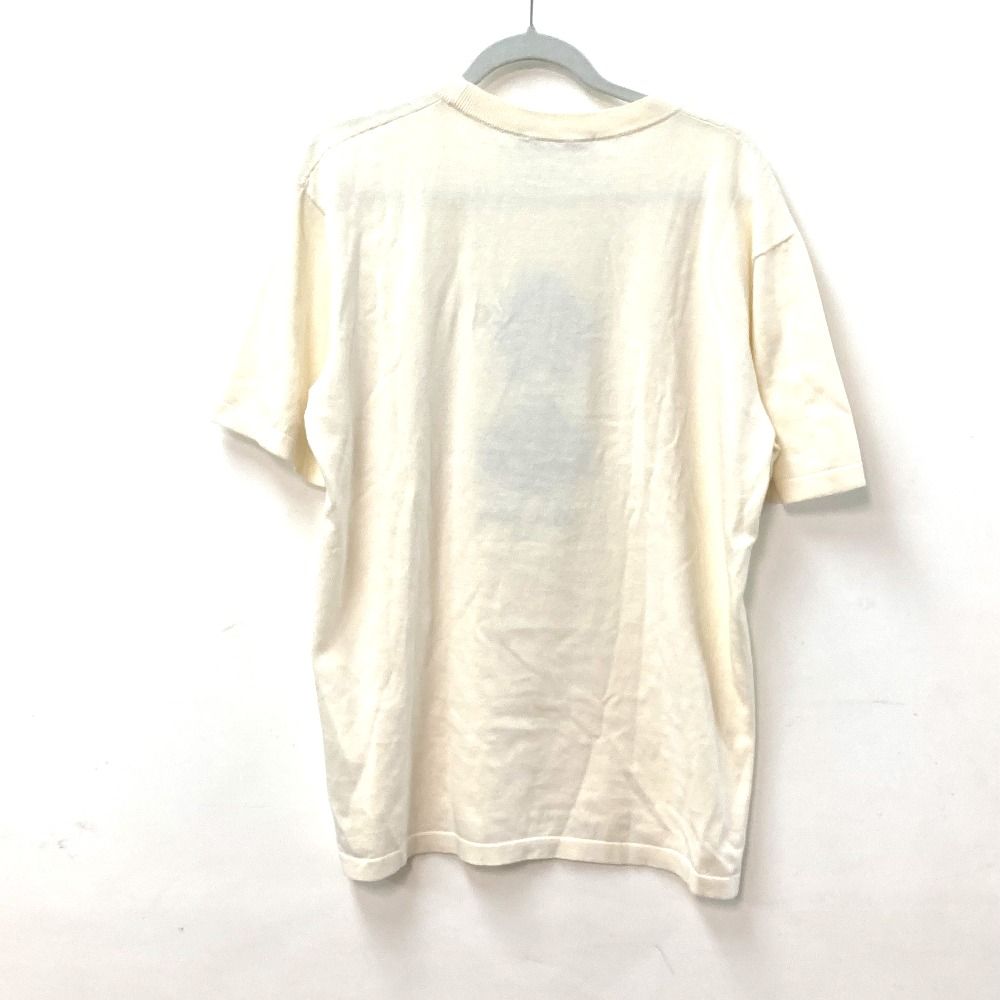 すぐ届く【L.VUITTON】インタルシア ジャカード 半袖 Tシャツ 白 LOUIS VUITTON ルイヴィトン 半袖Tシャツ シグネチャーショート