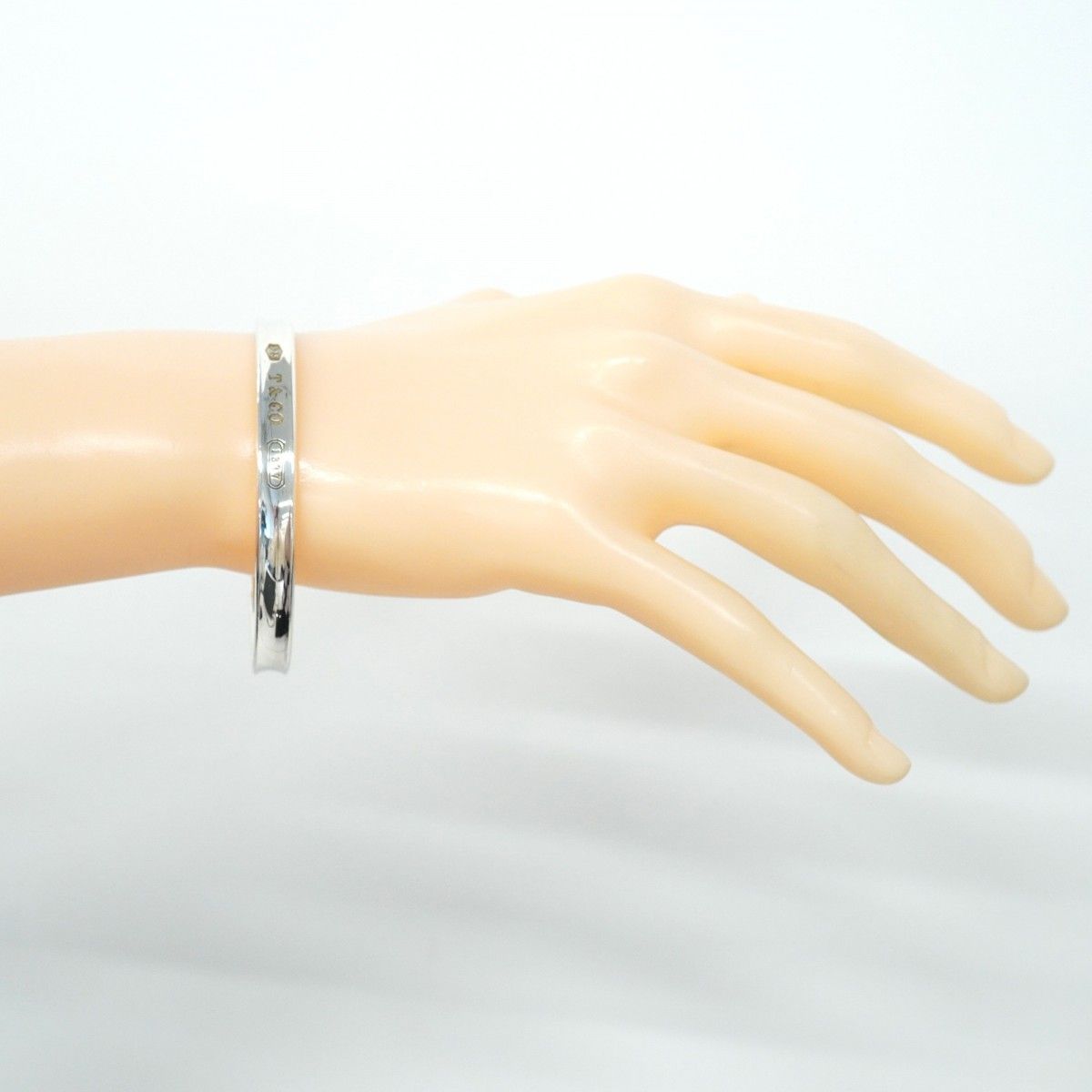 5jfb0346】ティファニー バングル ナロー シルバー925【中古
