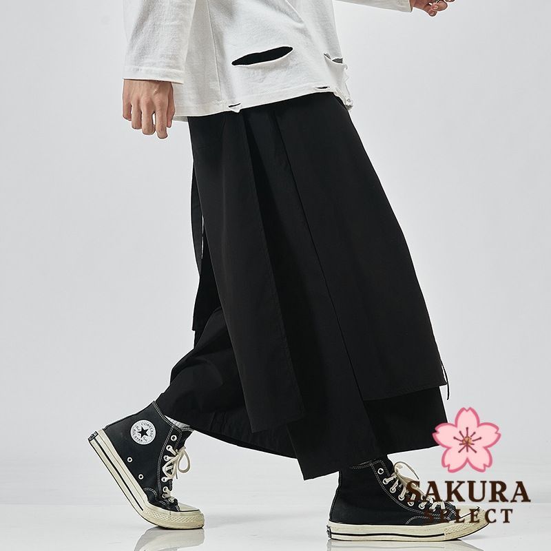 未使用 サルエルパンツ 変形 メンズ ワイドパンツ アラジン