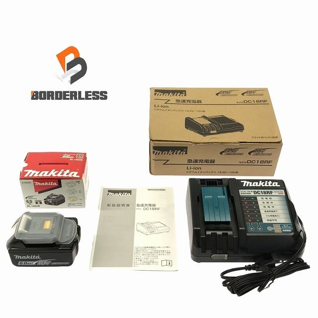 ☆未使用セット☆makita マキタ 18V 6.0Ah 純正 リチウムイオン 