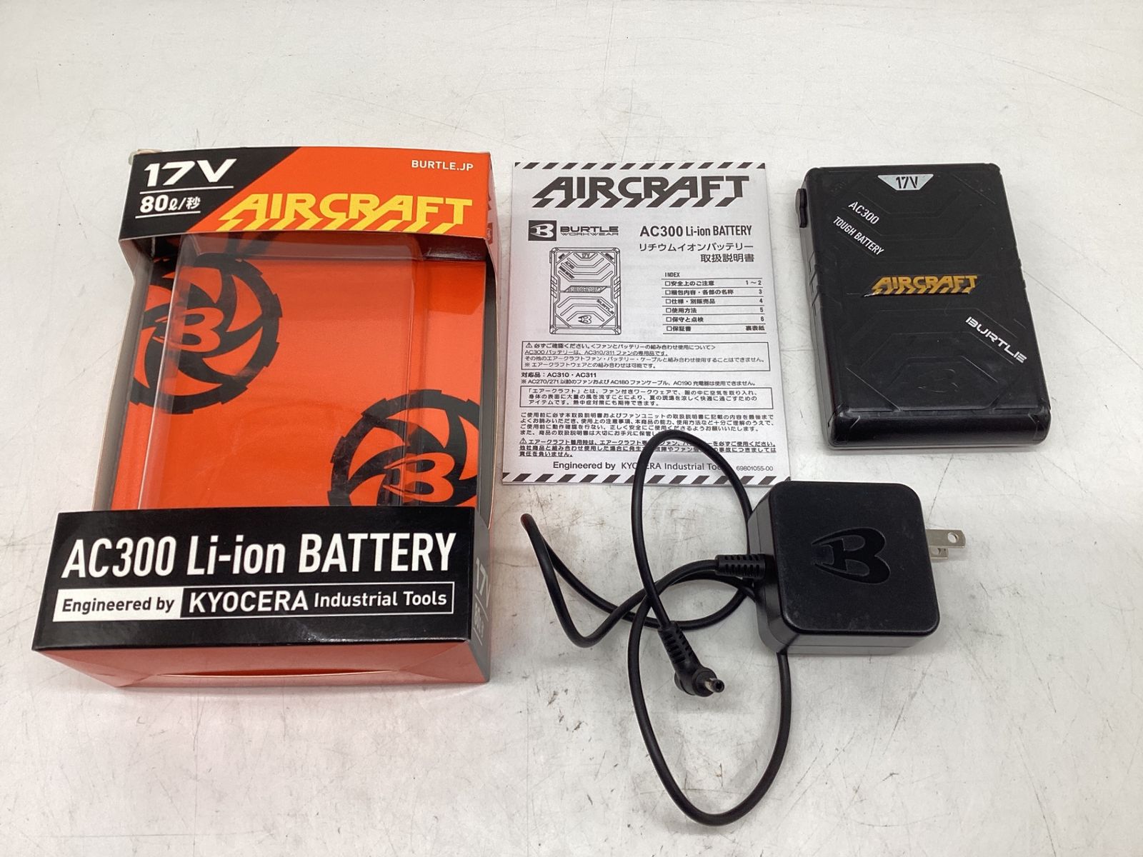 品 BURTLE バートル エアークラフト 17Vバッテリー ファンセット AC300 AC310 311 ITWL1JEEATHK エコツール豊田インター店 M02 HRDEVELOPMENT_JP