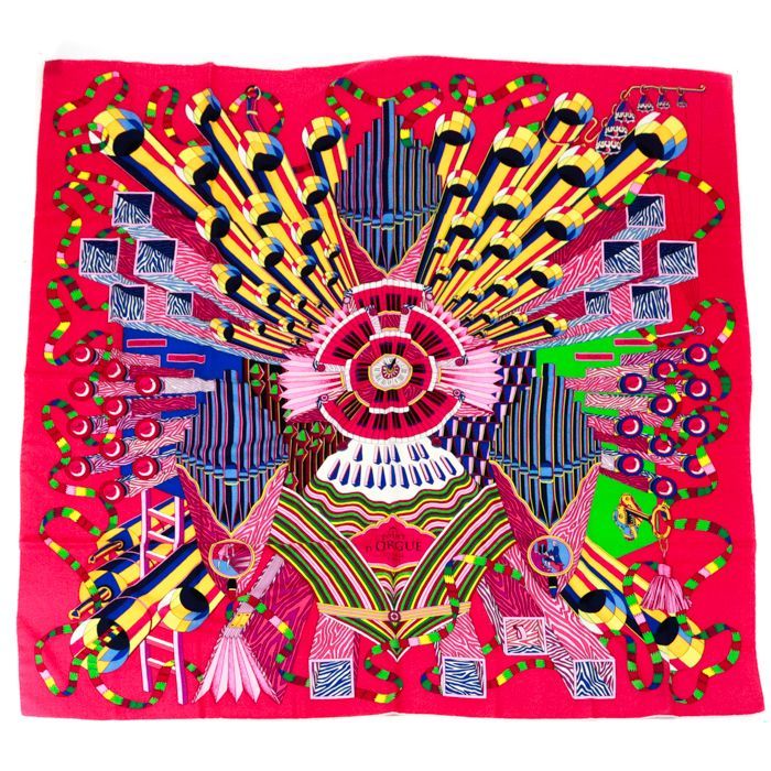 エルメス カレジェアン 140 POINT D'ORGUE フェルマータ ユニ