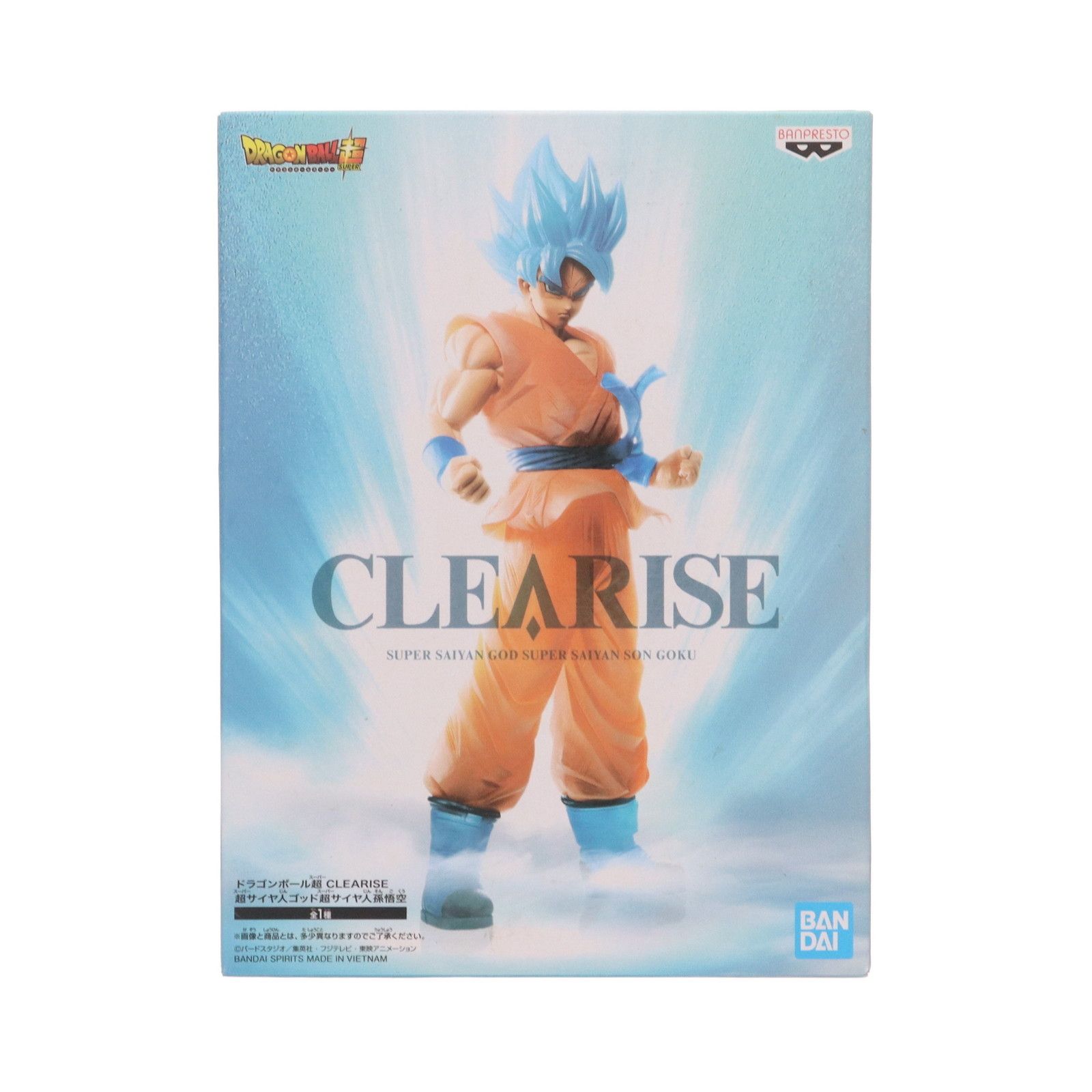 超サイヤ人ゴッド超サイヤ人孫悟空 CLEARISE ドラゴンボール超