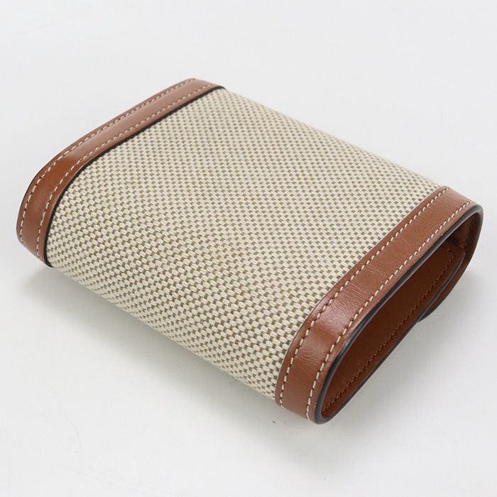 美品 セリーヌ スモールフラップウォレット トリオンフ 三つ折り財布 ベージュ Amazon | [セリーヌ] 三つ折り 財布 スモール フラップ
