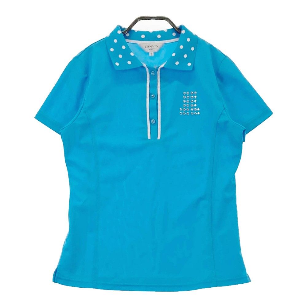 美品　ランバンスポール　ゴルフポロシャツ　3点セット　40 ラインストーンロゴ LANVIN SPORT（ランバンスポール） 公式 ランバン スポール 半袖