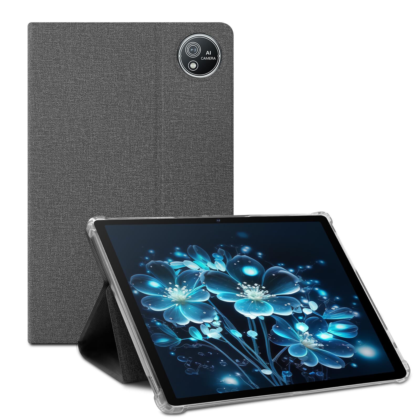 新品 アビドパッド S60 タブレット 専用手帳型ケース タブレット 三つ折りスタンド 衝撃吸収 手触りよい 着脱簡単 コンパクト タブレット10.4インチ 三つ折りケース