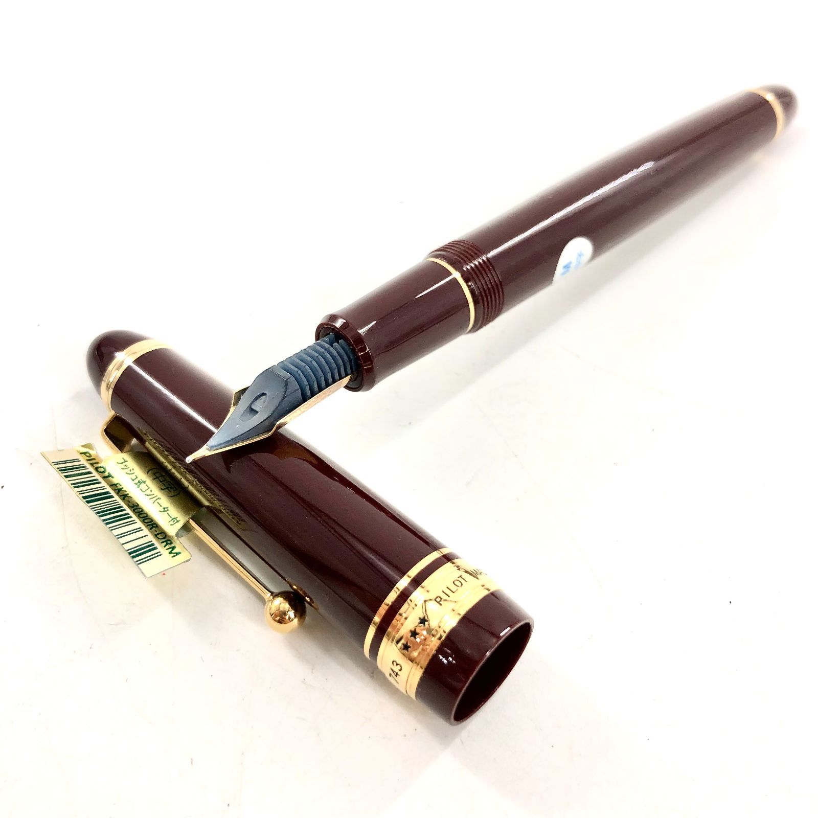 コンバーター付き】パイロットカスタム74 ディープレッド M 14K