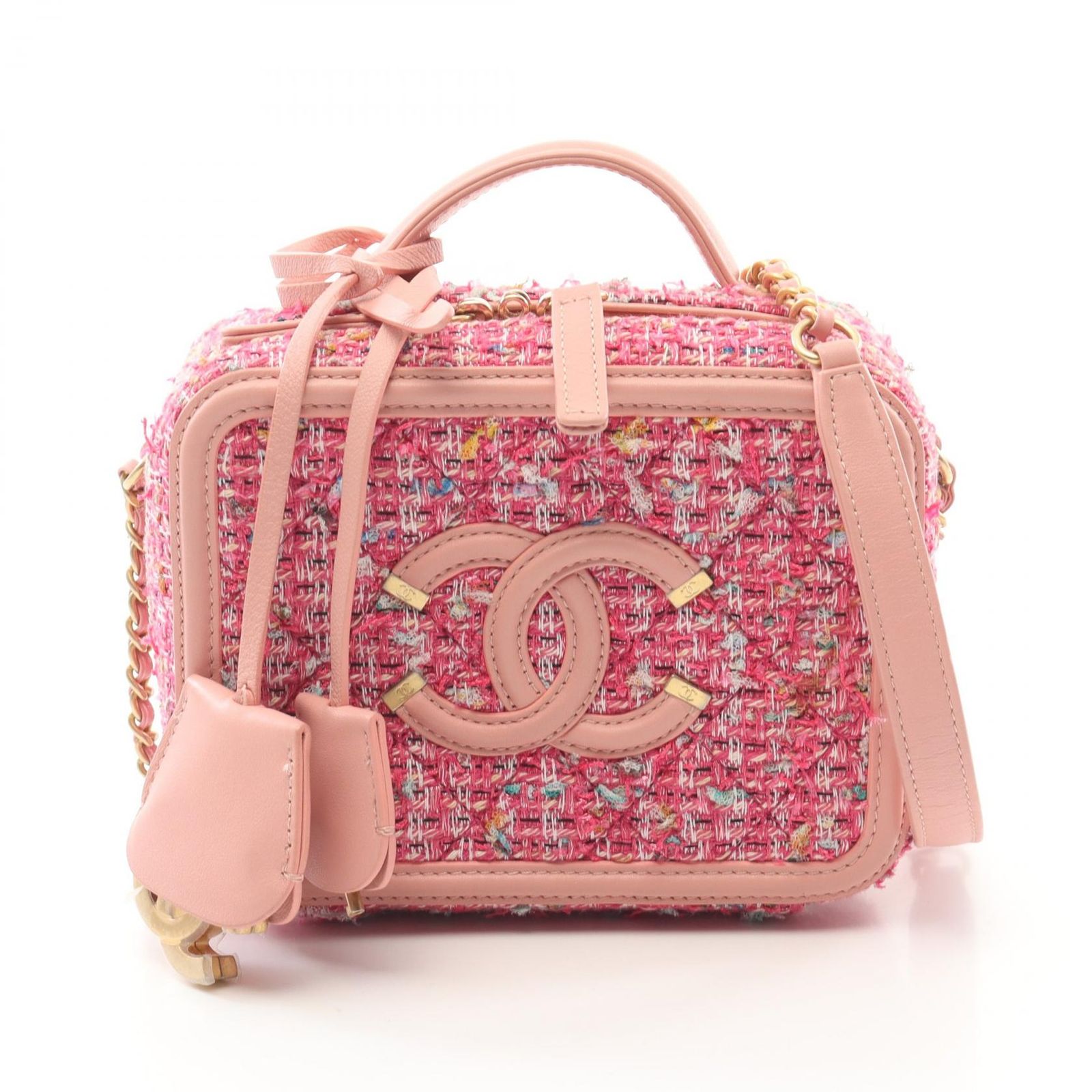 シャネル CHANEL ショルダーバッグ CCフィグリー スモール バニティ 