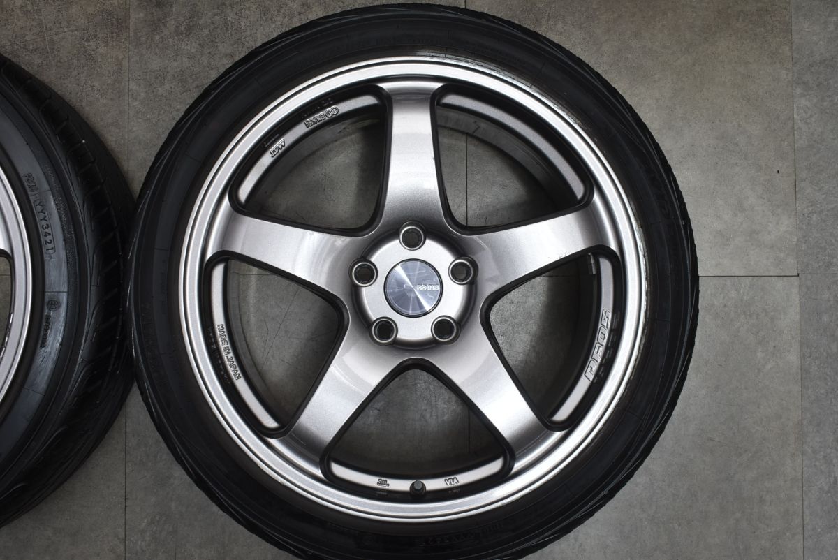 2023年製タイヤ ヨコハマ 18インチ 215/45R18 バリ溝 エンケイホイール