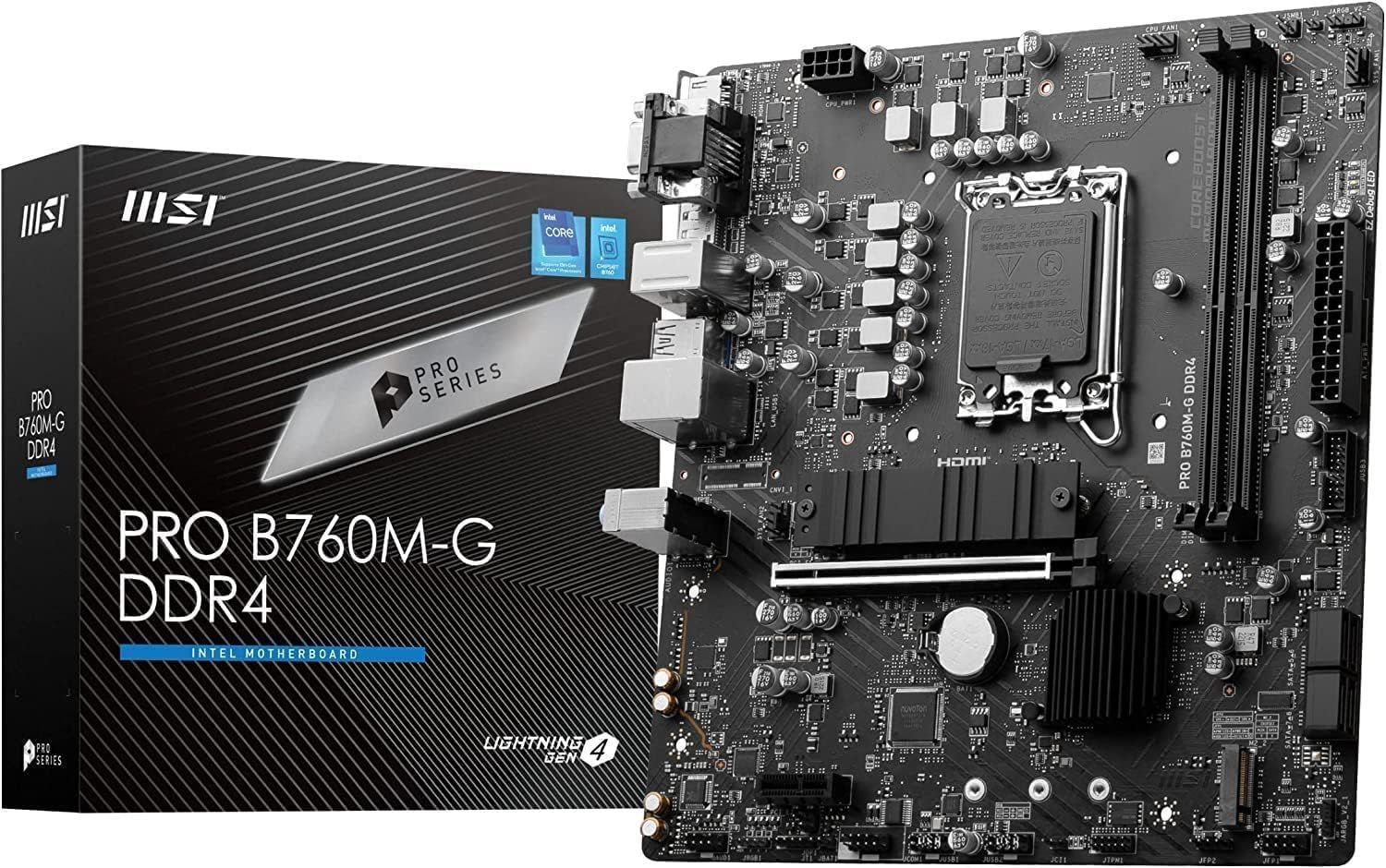 【開封済・未使用品】 MSIマザーボード PRO B760M-G DDR A0513 0719ML003 0120240718100637