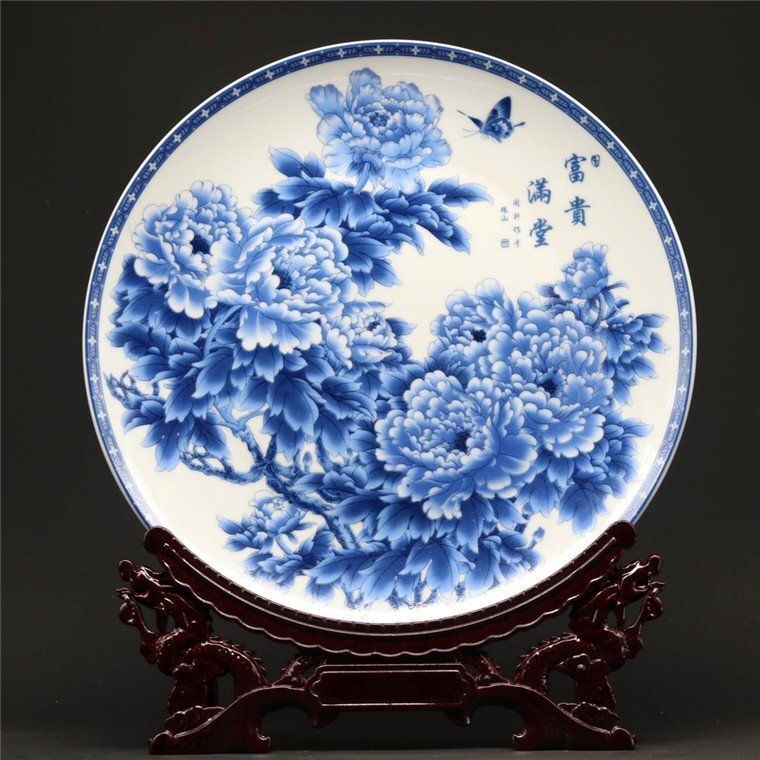 青花磁 徳利。 工芸品 美術品 置物 コレクション品 中国陶器 景徳鎮 elegant-club_a032-16971
