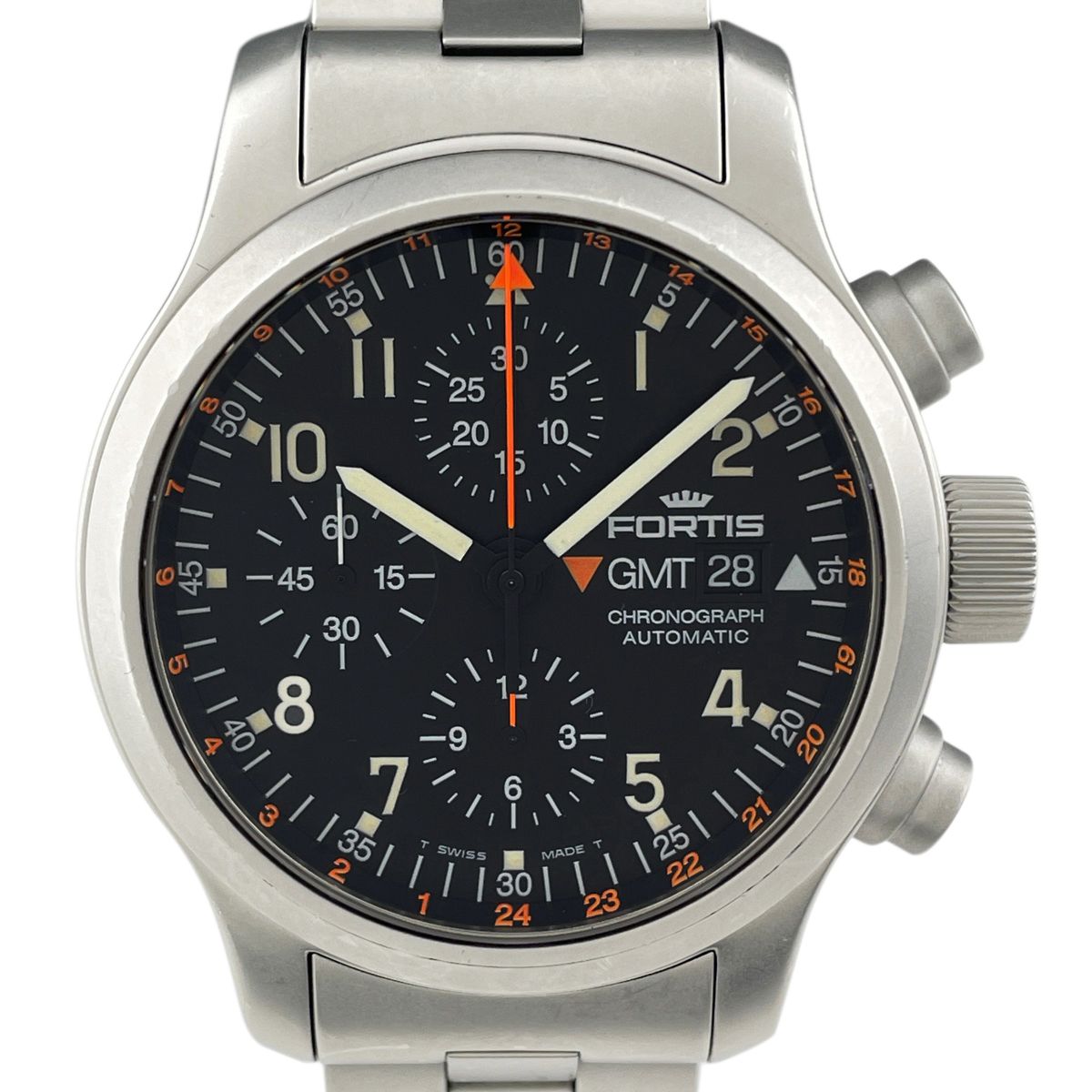 フォルティス FORTIS B42 プロフェッショナル GMT クロノグラフ 637.22