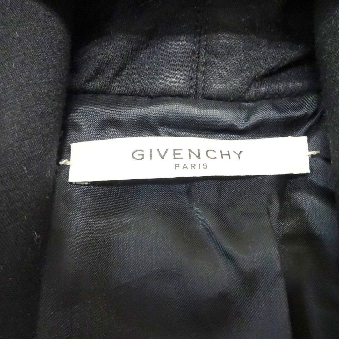 GIVENCHY ジバンシー レザー切り替え スエットジップアップ GIVENCHY ジバンシー レザー切り替え スエットジップアップ