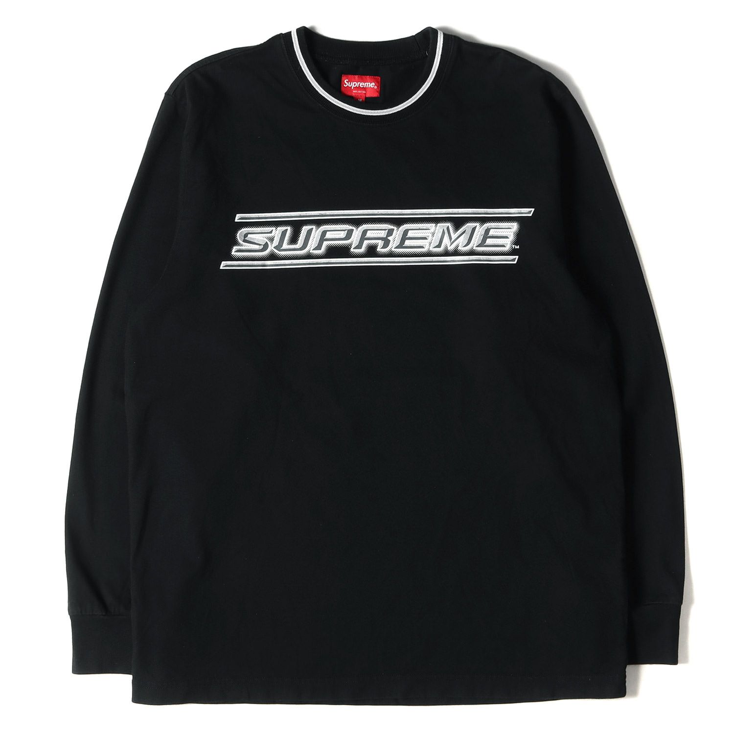 Supreme Bevel シュプリーム ベベル 長袖Tシャツ ロンT ブラック Supreme シュプリーム Tシャツ ブランドロゴ ロングスリーブTシャツ