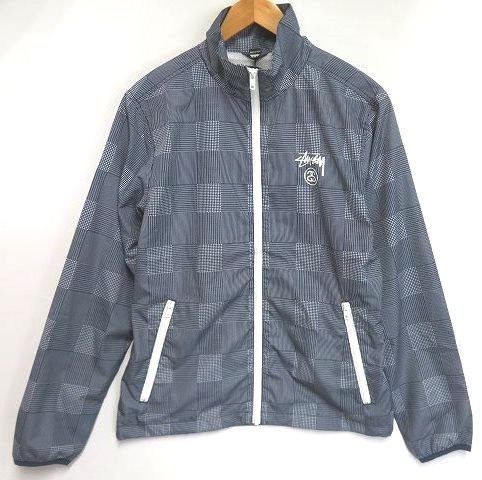 s25g-095x【中古】STUSSY ｽﾃｭｰｼｰ AUTHENTIC GEAR ﾅｲﾛﾝｼﾞｬｹｯﾄ ｼｪﾙｼﾞｬｹｯﾄ
