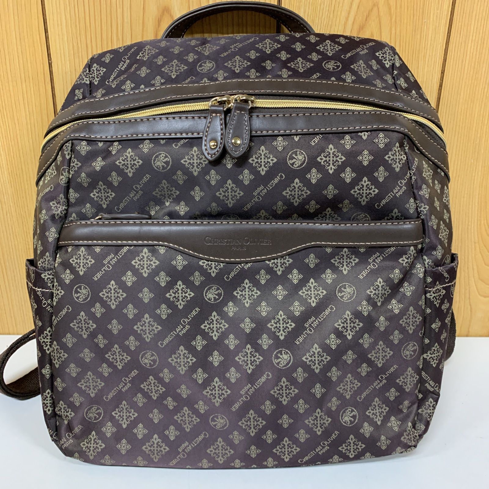 新品未使用 Christian Olivier リュック 迷彩柄 ナイロン 72 良品 Christian Olivier クリスチャンオリビエ ナイロン