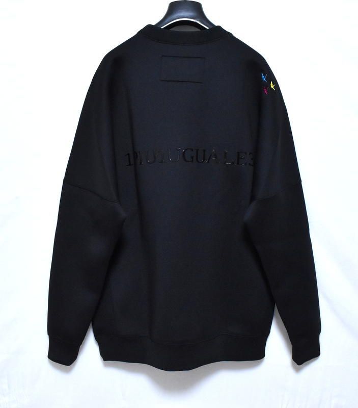 新品 1piu1uguale3 SPORT ロゴ ルーズフィット スウェット V 新品 1piu1uguale3 SPORT ロゴ ルーズフィット スウェット V
