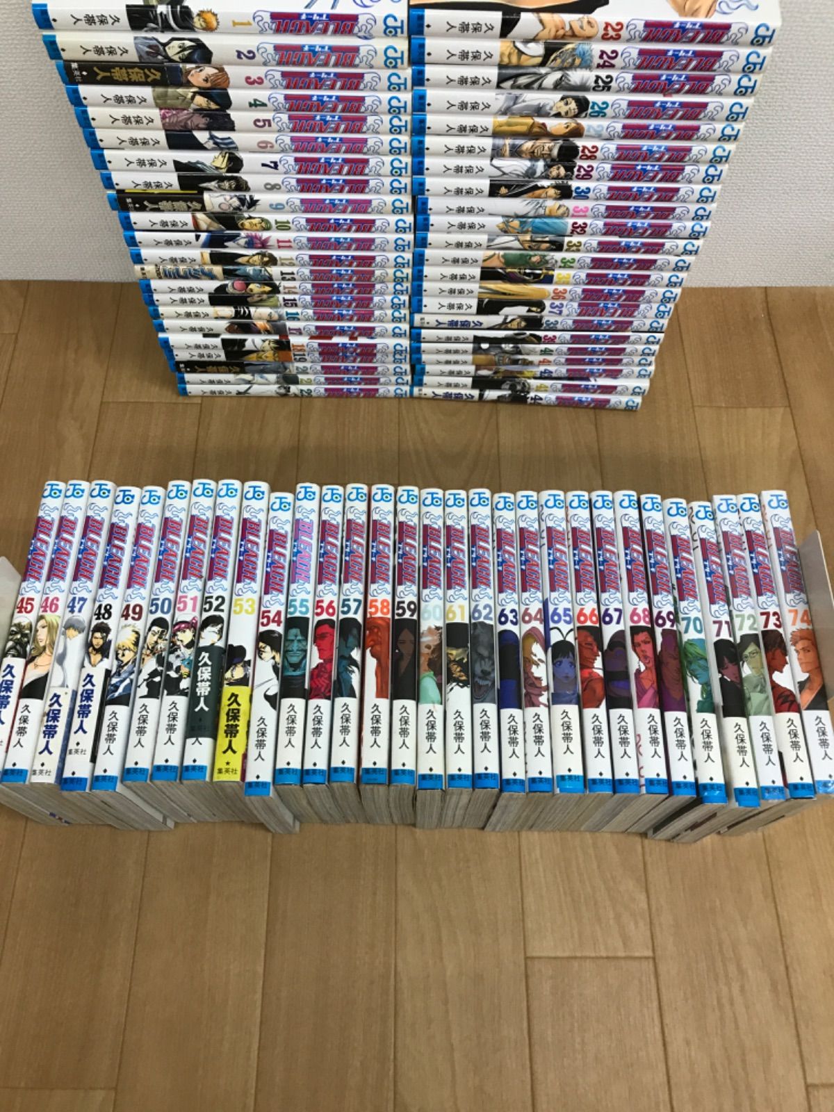 集英社 - BLEACH  全巻 楽天市場】【新品/P5倍増量中】 BLEACH 全巻 1-74巻セット 全巻