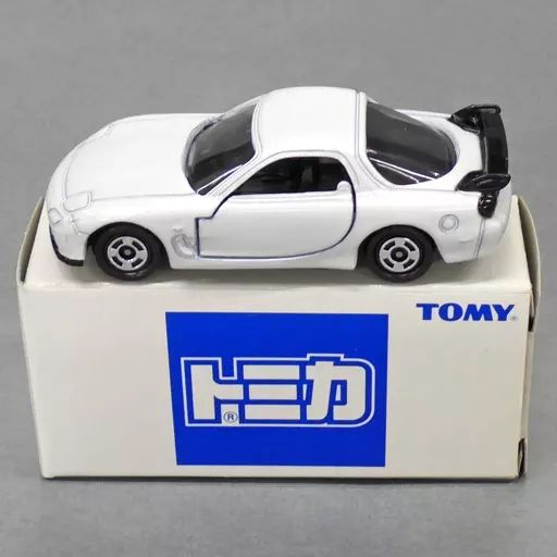 トミカ　おもちゃ缶【第4弾】RX-7 銀ver. 中古】ミニカー 1/59 マツダ RX-7(ホワイト) 「トミカ おもちゃ