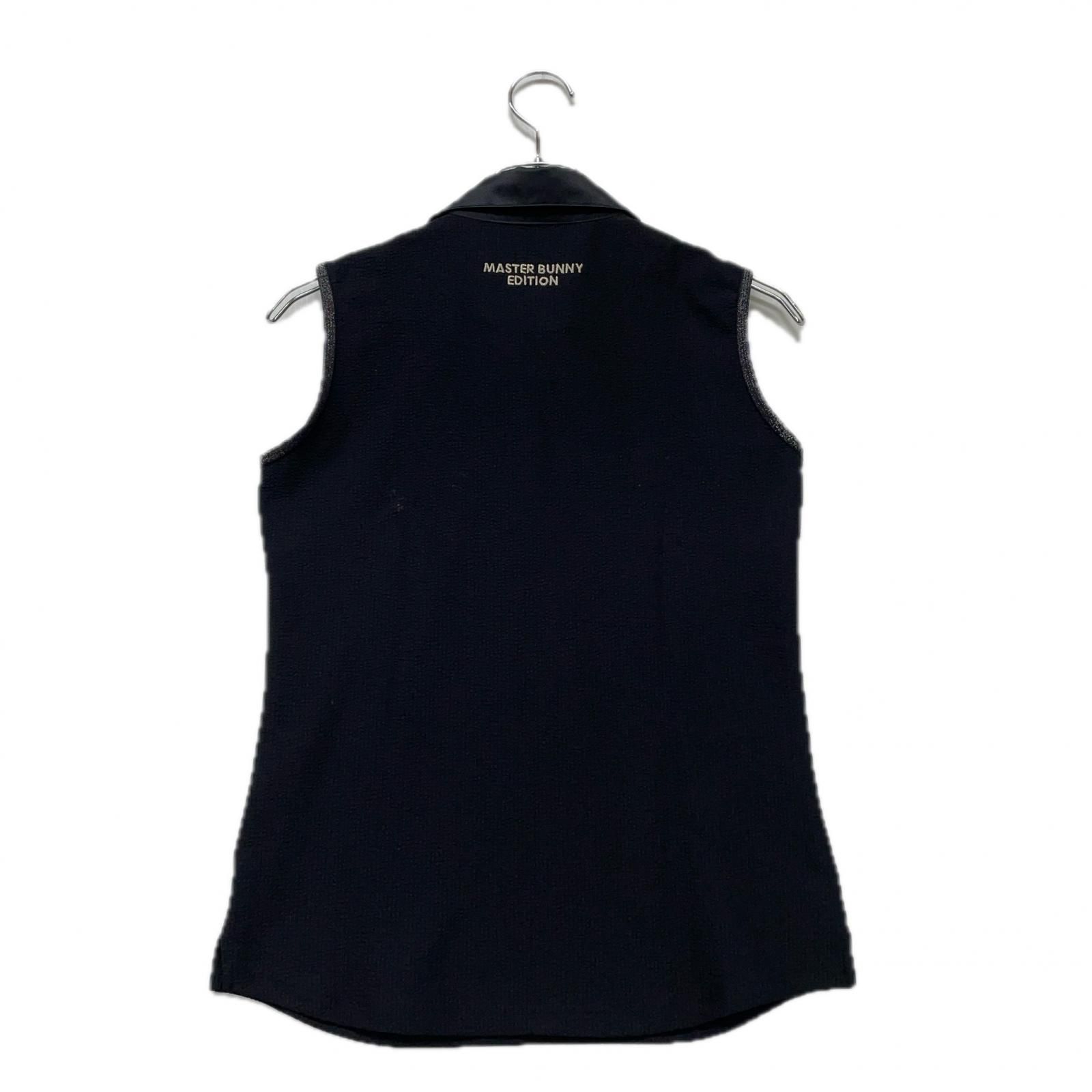 レディース マスターバニーエディション MASTER BUNNY EDITION ノースリーブ 0 S 黒 ブラック シアサッカー ストレッチ
