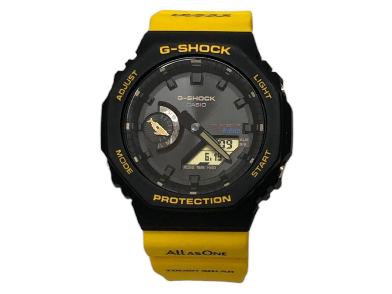 CASIO (カシオ) G-SHOCK GA-B2100 イルクジ アイサーチ デジアナ 腕時計 タフソーラー ブラック イエロー メンズ/078