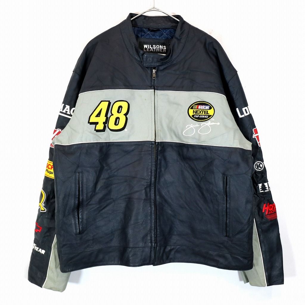 ☆WILSONS LEATHER CHASE レザージャケット サイズXL 90s ☆WILSONS LEATHER CHASE レザージャケット サイズXL 90s