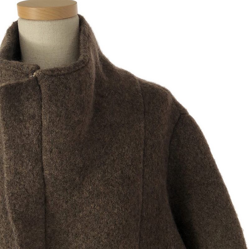 Boboutic / ボブティック | ZIPPED HALF COAT ヤクウール モヘア  