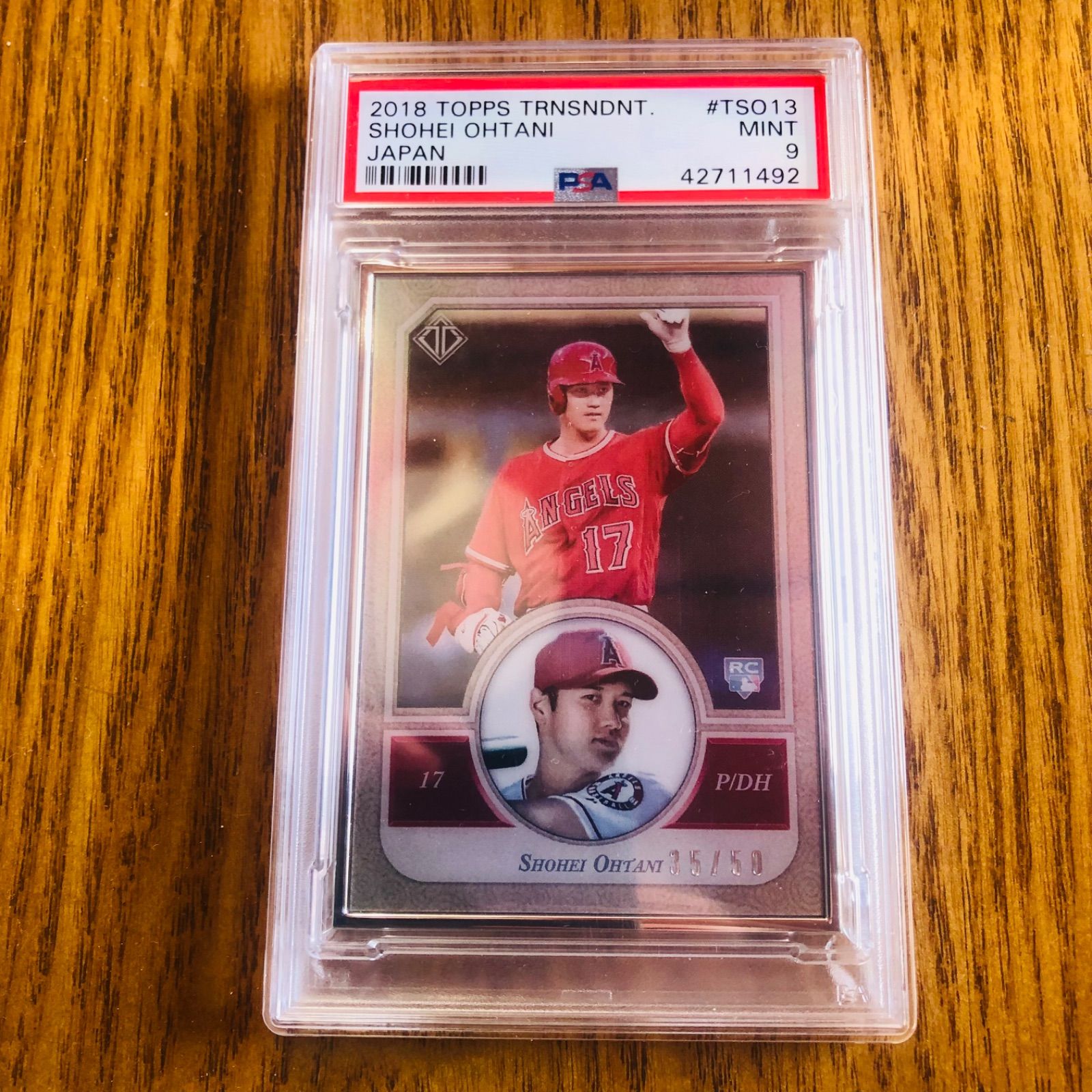 【50枚限定】激レア TOPPS 大谷翔平 2018 エンゼルス 35/50【美品】
