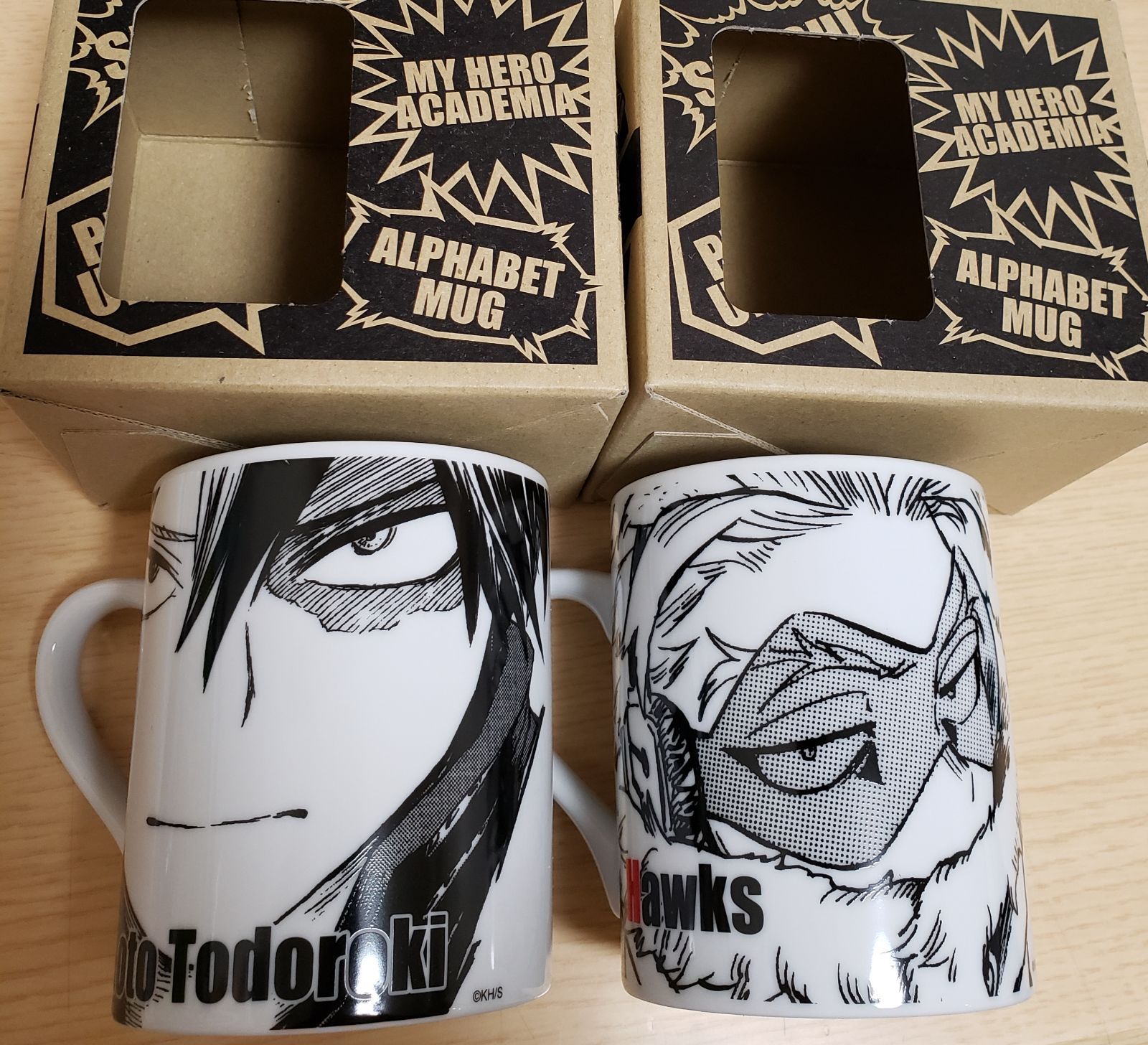 僕のヒーローアカデミア 轟 ホークス アルファベットマグ 2個セット 