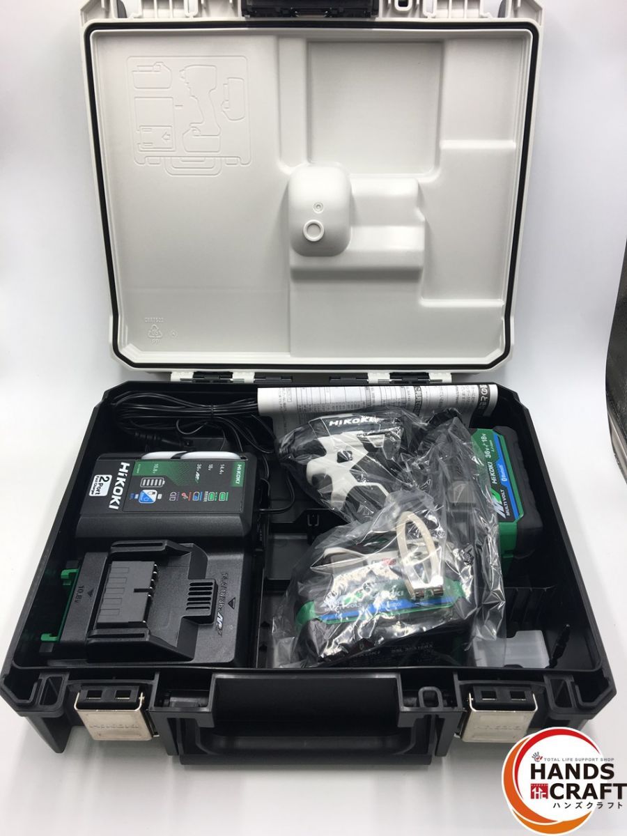 ハイコーキ HIKOKI インパクトドライバ WH36DD 2XHSZ FW バッテリ2個 充電器 ビット付 フルセット 新古品 品