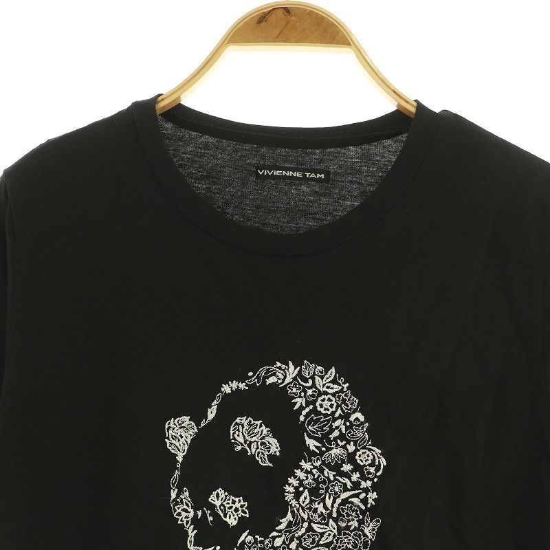 ヴィヴィアンタム VIVIENNE TAM フロント刺繍クルーネックT
