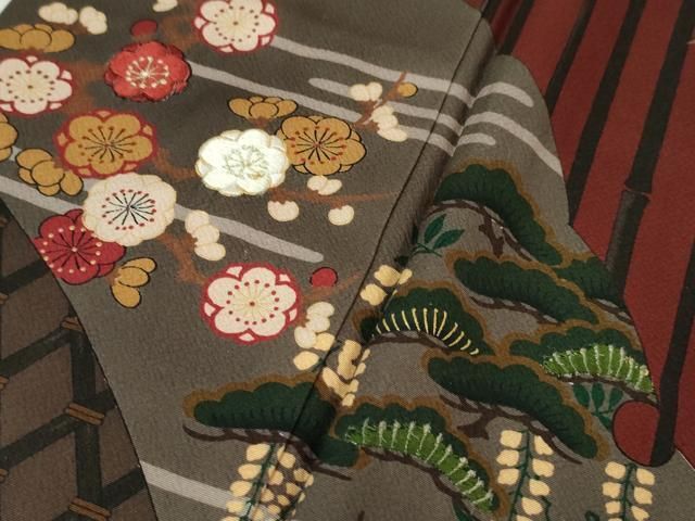 平和屋本店□極上 ファッションデザイナー 花井幸子 訪問着 刺繍