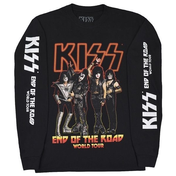 KISS End Of The Road Tour ロングスリーブ Tシャツ - GEEKHEAD - メルカリ