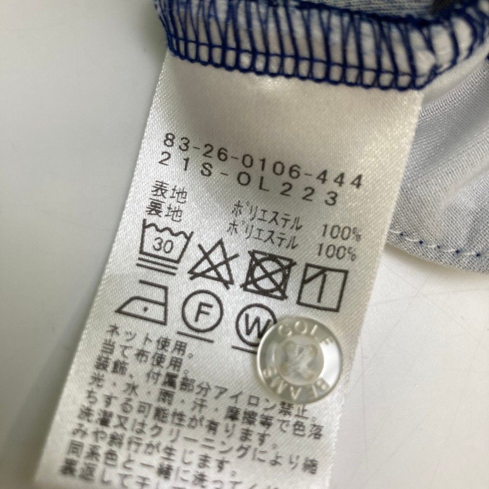 【新品未使用】50%オフ BEAMS GOLF パームツリーワンピース サイズ：M BEAMS GOLF ビームスゴルフ 半袖ワンピース パームツリー柄