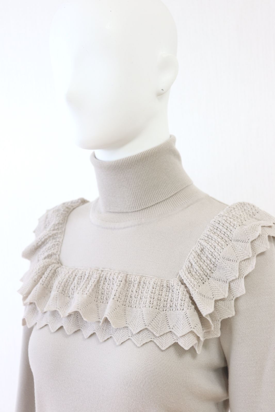 DAISY LIN☆デイジーリン フリルタートルネックセーター 06747  