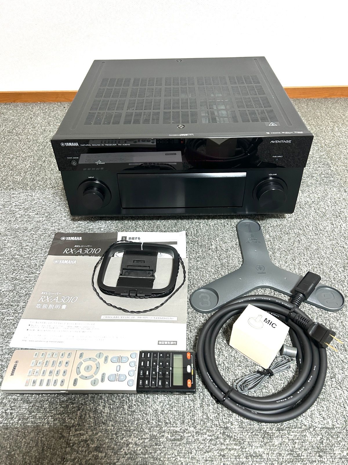 美品 YAMAHA ヤマハ AVENTAGE RX-A3010 AVレシーバー YAMAHA AVレシーバー AVENTAGE RX-A3010(B) ブラック