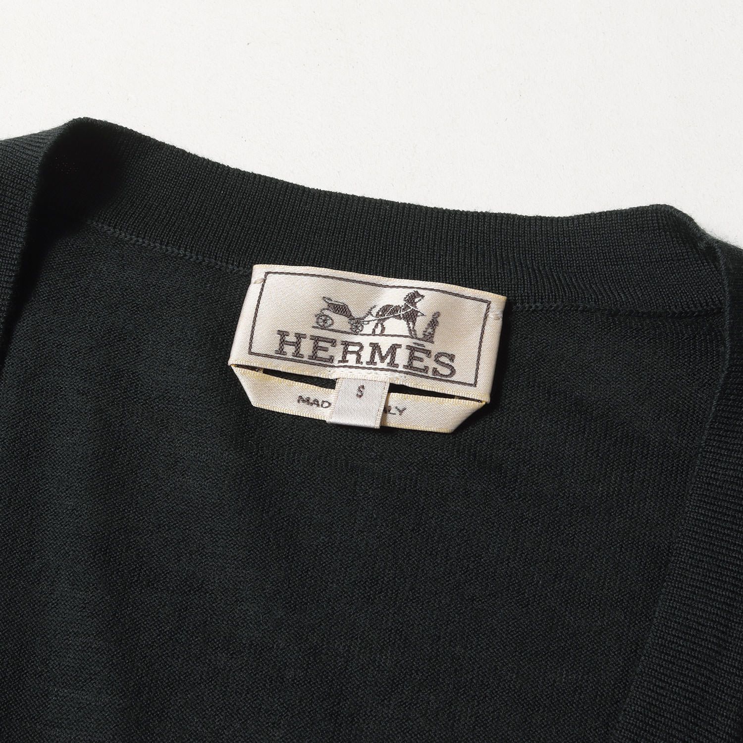 HERMES(エルメス) スパイダーカーディガン ダークグレー サイズ