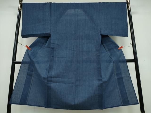 平和屋着物∴夏物 男性 阿波しじら織 浴衣 縞 綿 ♥ CAAY4597ng