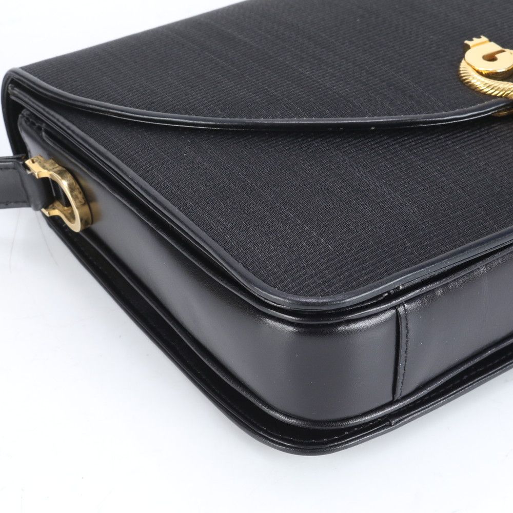 【美品】コンテスヘアーCOMTESSE　ワンショルダーバッグ　ミニショルダー　黒 COMTESSE/コンテス】 ワンショルダー ホースヘア ショルダー