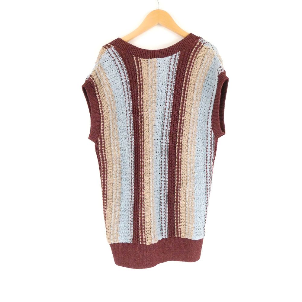 ♥ 6 ROKU BEAUTY-YOUTH UNITED ARROWS ユナイテッドアローズ 8618-299-0176-3900 ニットベスト 分類外繊維 和紙 他 ノースリーブ レディース AY7271A14