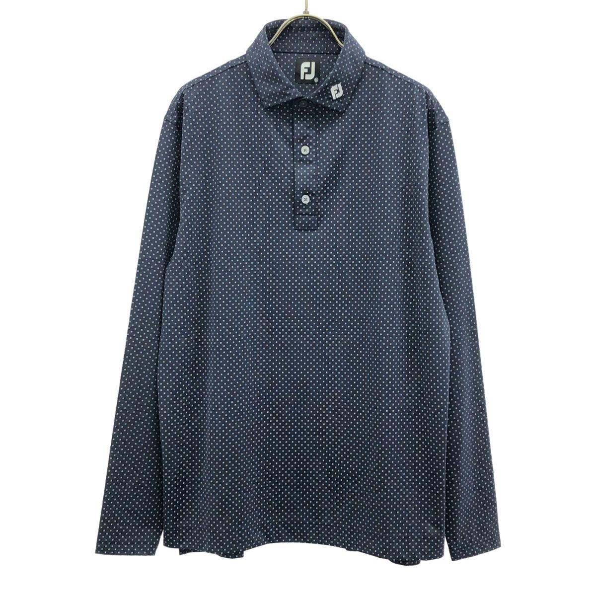 フットジョイ　（XL)長袖シャツ MEN'S ドットジャカード 長袖シャツ - FootJoy Japan